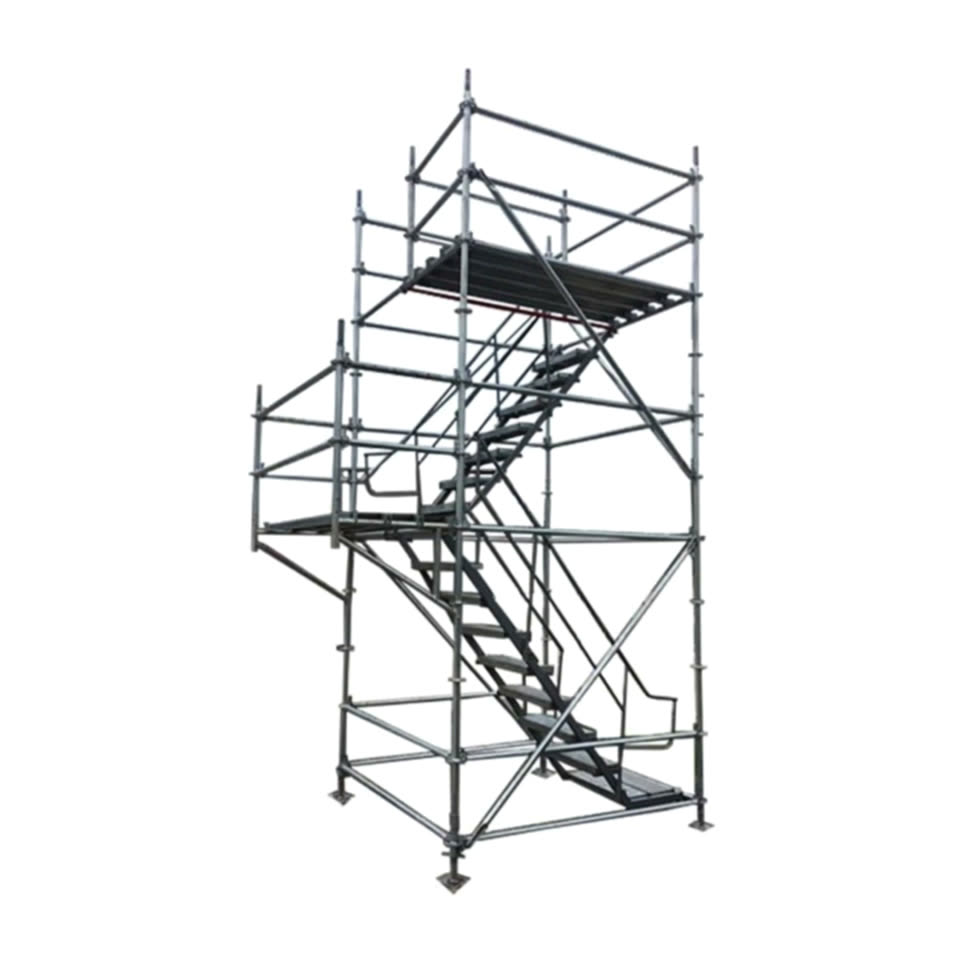 Torre de andamio multidireccional con escalera interna